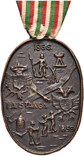 Medaglia “La stanga” 1859-1866 ... 