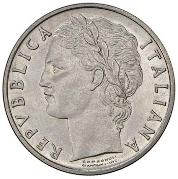 REPUBBLICA ITALIANA 100 Lire 1954 ... 
