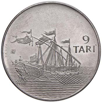 Progetto di moneta da 9 Tarì 1978 ... 