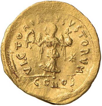 Giustiniano I (527-565) Semisse - ... 
