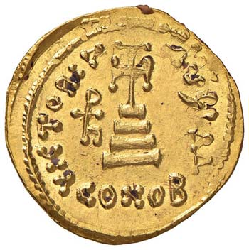 Eraclio (610-641) Solido - I tre ... 