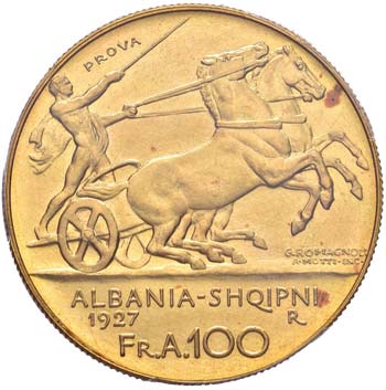 ALBANIA Zog (1925-1939) 100 Franga ... 