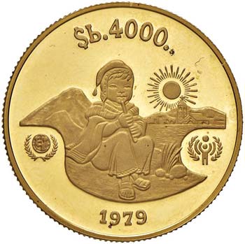 BOLIVIA 4.000 Pesos 1979 - Fr. 44 ... 