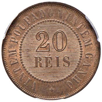 BRASILE Repubblica (1889-) 20 Reis ... 