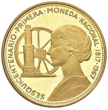CILE 100 Pesos 1968 - Fr. 59 AU (g ... 