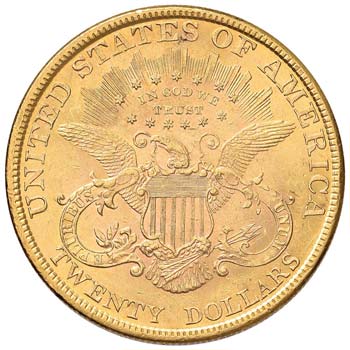 USA 20 Dollari 1895 - AU (g 33,46) ... 