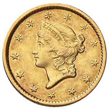 USA Dollaro 1849 - Fr. 84 AU (g ... 