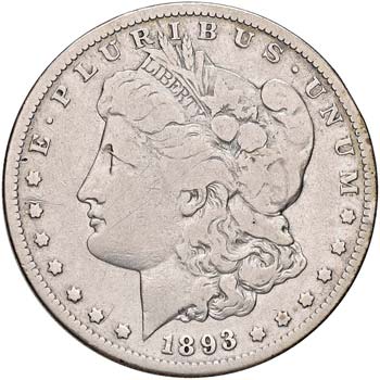 USA Dollaro 1893 S - AG (g 26,12) ... 