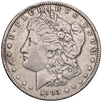 USA Dollaro 1893 O - AG (g 26,37) ... 