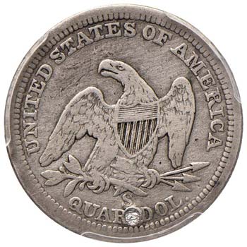 USA Quart dollar 1859 S - AG Foro ... 