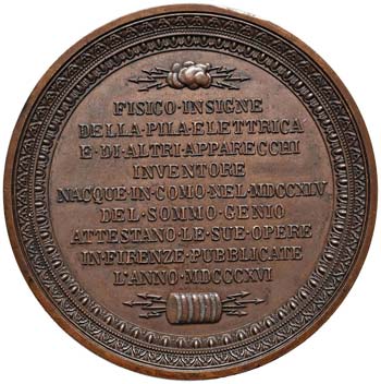 Alessandro Volta Medaglia 1884 - ... 
