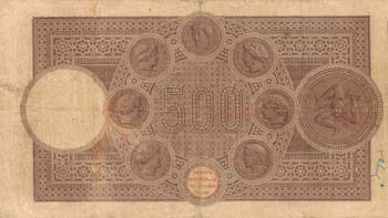Banco di Sicilia - 500 lire ... 