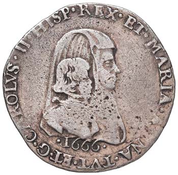 MILANO Carlo II (1665-1675) Mezzo ... 