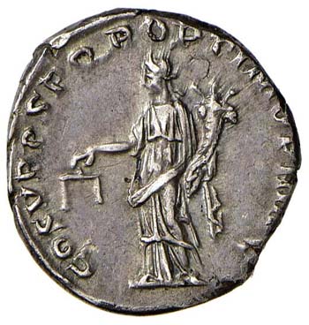 Traiano (117-138) Denario - Testa ... 