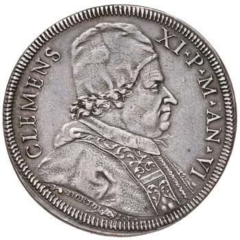 Clemente XI (1700-1721) Mezza ... 
