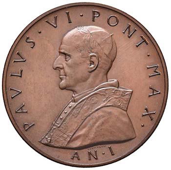 Paolo VI (1963-1978) Medaglia A. I ... 