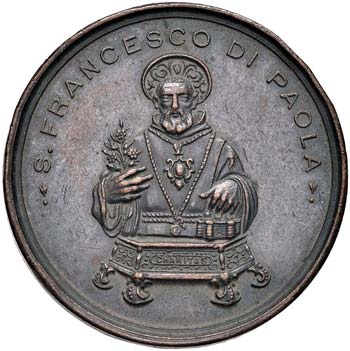 San Francesco di Paola - Medaglia ... 