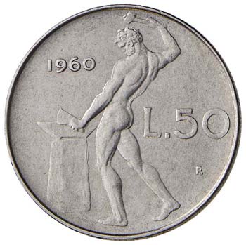 REPUBBLICA ITALIANA 50 Lire 1960 - ... 
