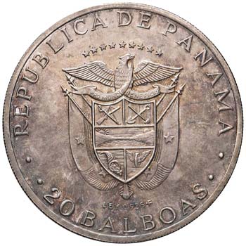 PANAMA 20 Balboas 1971 - AG (g 130 ... 