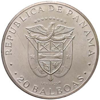 PANAMA 20 Balboas 1973 - AG (g 130 ... 
