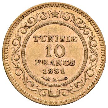 TUNISIA Protettorato francese - 10 ... 