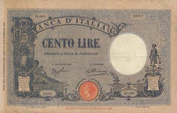 Banca d’Italia - 100 Lire ... 