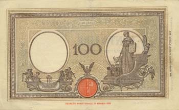 Banca d’Italia - 100 Lire Grande ... 