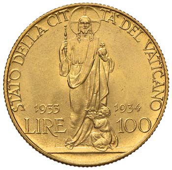 Pio XI (1929-1939) 100 Lire ... 