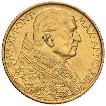 Pio XI (1929-1939) 100 Lire 1934 ... 