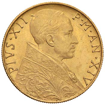 Pio XII (1939-1958) 100 Lire 1952 ... 