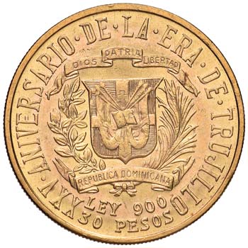 REPUBBLICA DOMENICANA 30 Pesos ... 