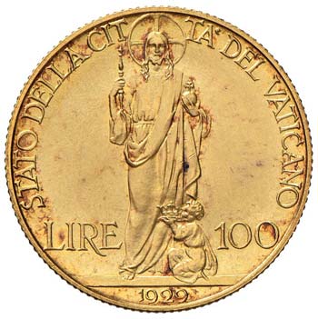 Pio XI (1929-1939) 100 Lire 1929 ... 