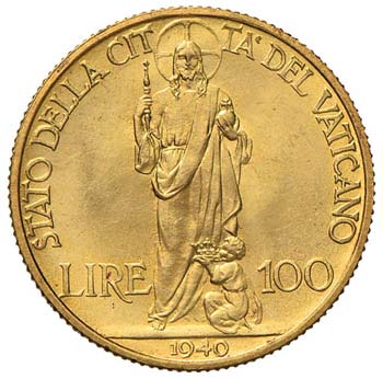 Pio XII (1939-1958) 100 Lire 1940 ... 
