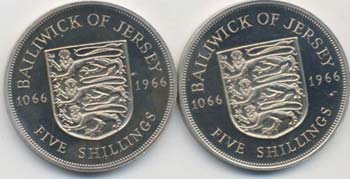 JERSEY 5 Shillings 1966 – Lotto ... 