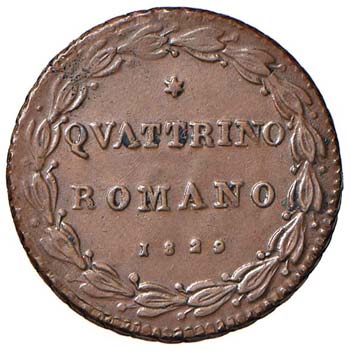 Pio VIII (1829-1830) Quattrino ... 