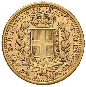 Carlo Alberto (1831-1849) 10 Lire ... 