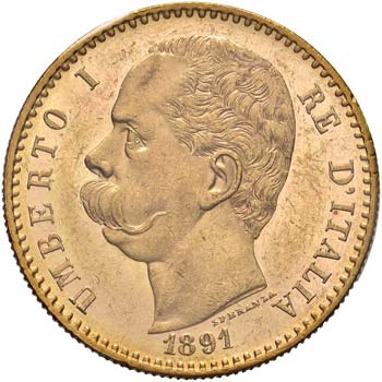 Umberto I (1878-1900) 50 Lire 1891 ... 