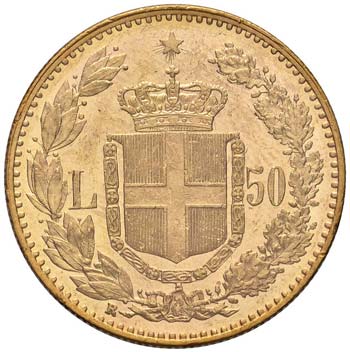 Umberto I (1878-1900) 50 Lire 1891 ... 