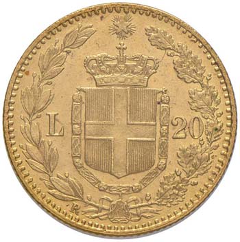 Umberto I (1878-1900) 20 Lire 1883 ... 