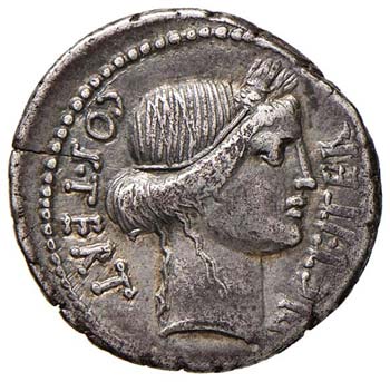 Giulio Cesare - Denario (46 a.C., ... 