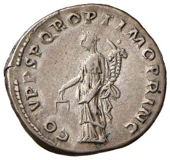 Traiano (98-117) Denario - Testa ... 