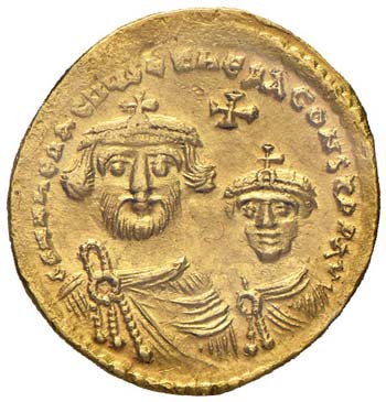 Eraclio (613-641) Solido - Busti ... 