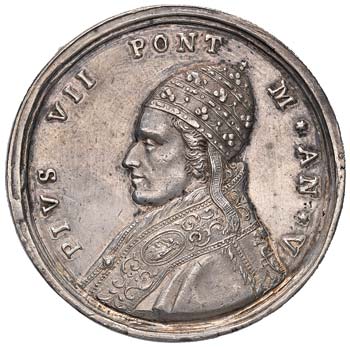 Pio VII (1800-1823) Medaglia A. V ... 