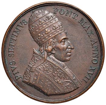 Pio VII (1800-1823) Medaglia A. ... 