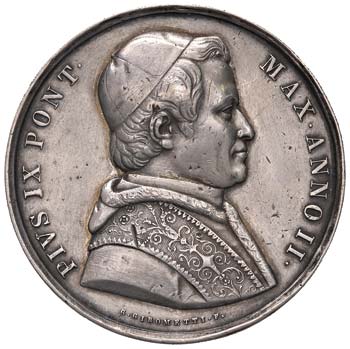 Pio IX (1845-1878) Medaglia A. II ... 