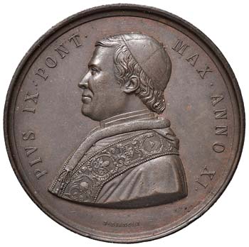 Pio IX (1845-1878) Medaglia A. XI ... 