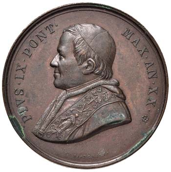Pio IX (1845-1878) Medaglia A. XX ... 