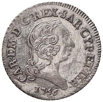 Carlo Emanuele III (1730-1773) 7,6 ... 