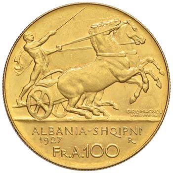 ALBANIA Zog I (1925-1939) 100 ... 