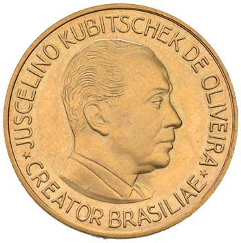 BRASILE Medaglia 1960 Brasilia - ... 